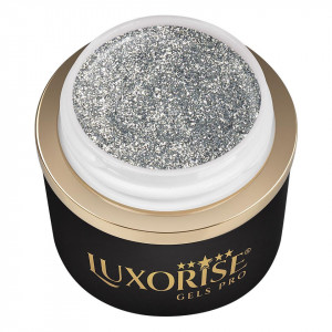 Gel Pictura Unghii LUXORISE Perfect Line - Silver Glam, 5ml - Img 3