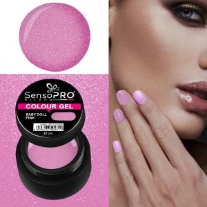 Gel UV Colorat Baby Doll Pink 5ml, SensoPRO Milano - Img 3