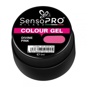Gel UV Colorat Divine Pink 5ml, SensoPRO Milano - Img 2