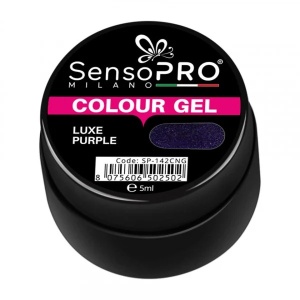 Gel UV Colorat Luxe Purple 5ml, SensoPRO Milano - Img 2