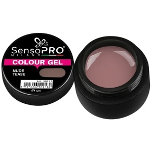 Gel UV Colorat Nude Tease 5ml, SensoPRO Milano - Img 1