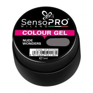 Gel UV Colorat Nude Wonders 5ml, SensoPRO Milano - Img 2