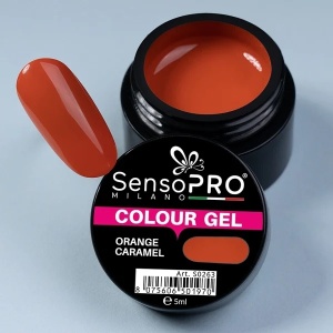 Gel UV Colorat Orange Caramel 5ml, SensoPRO Milano - Img 4