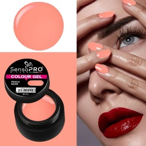 Gel UV Colorat Peach Nude 5ml, SensoPRO Milano - Img 3