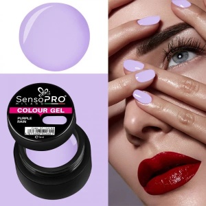 Gel UV Colorat Purple Rain 5ml, SensoPRO Milano - Img 3