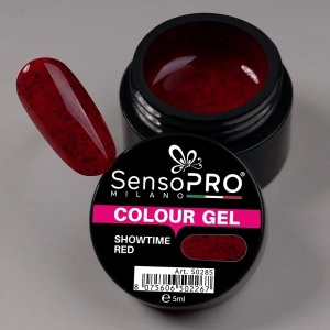 Gel UV Colorat Showtime Red 5ml, SensoPRO Milano - Img 5