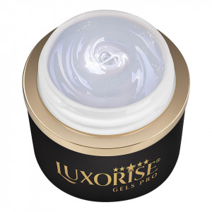 Gel UV Constructie Unghii LUXORISE JellyFlex, Pearly White 15ml