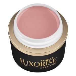 Gel UV Constructie Unghii RevoFlex LUXORISE 50ml, Cover Nude - Dark - Img 2