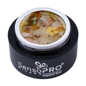 Gel UV Transparent Bloom Dream, SensoPRO Milano Expert Line - Color Muse 5ml - Img 4