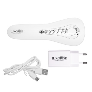 Lampa Profesionala UV LED Nail Art Elite cu Acumulator LUXORISE, Silver - Img 5