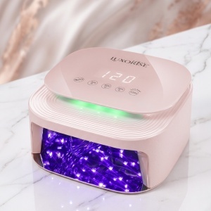 Lampa UV/LED 96W GENESIS PRO TOUCH - LUXORISE, Pink - Img 7