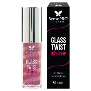 Luciu de buze Glass Twist Shine SensoPRO Milano, Rosy Spin - Img 3