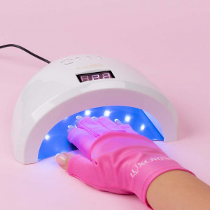 Manusi Protectie UV LUXORISE, marime universala, Roz - Img 4