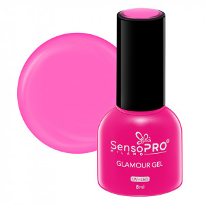 Oja Semipermanenta Glamour Gel SensoPRO Milano - #52 Give me PINK!, 8ml