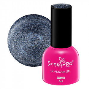 Oja Semipermanenta Glamour Gel SensoPRO Milano - #62 Blue Heaven, 8ml