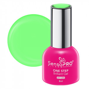 Oja Semipermanenta One Step Brilliant Gel SensoPRO Milano - #105 Green Glaze, 8ml