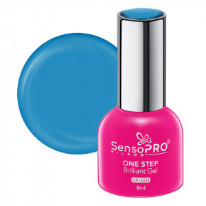 Oja Semipermanenta One Step Brilliant Gel SensoPRO Milano - #115 Blue Story, 8ml