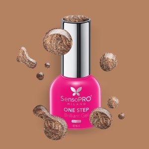 Oja Semipermanenta One Step Brilliant Gel SensoPRO Milano - #74 Wanted Goddess, 8ml - Img 2