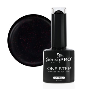 Oja Semipermanenta SensoPRO Milano One Step Mysterious Black #044, 10ml