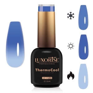 Oja Semipermanenta Termica 3 Culori LUXORISE ThermoCool, Celestial Mirage 10ml