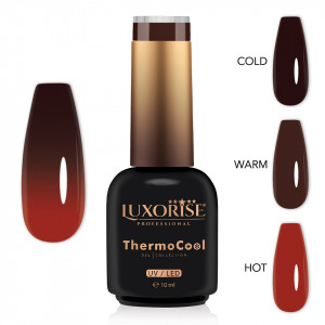 Oja Semipermanenta Termica 3 Culori LUXORISE ThermoCool, Finest Look 10ml - Img 2