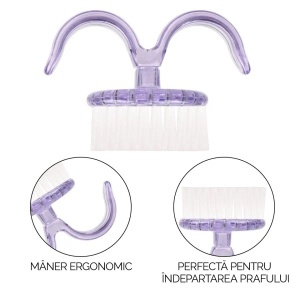 Perie Praf Unghii SensoPRO Milano - Lilac Clear - Img 3