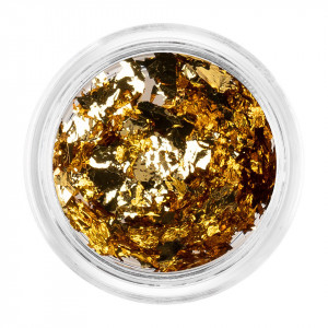 Pigment Unghii LUXORISE Platinum Flake, Gold