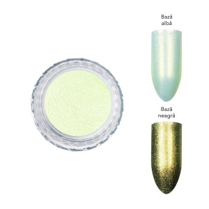 Pigment Unghii Pearl LUXORISE, Lemon Drop - Img 3