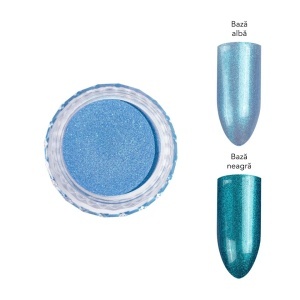 Pigment Unghii Pearl LUXORISE, Sapphire Blue - Img 3
