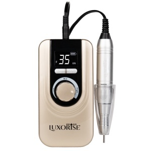 Pila Electrica Portabila Revolution Elite - LUXORISE , 35.000 RPM, Gold - Img 3