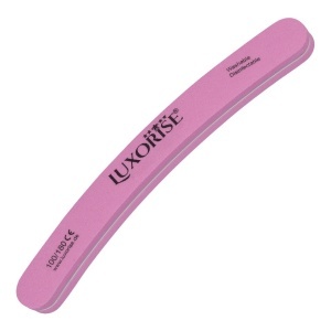 Pila Unghii Lavabila Banana 100/180 LUXORISE, Roz