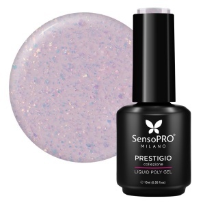Polygel Lichid SensoPRO Milano PRESTIGIO, Rose Radiance, 15ml