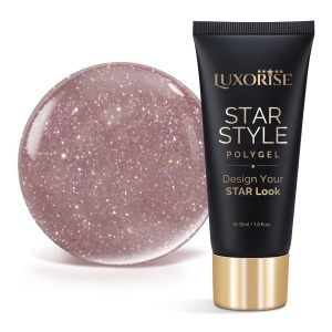 Polygel LUXORISE STAR STYLE - STAR SIGNATURE Collection, Bronze Whisper, 30ml