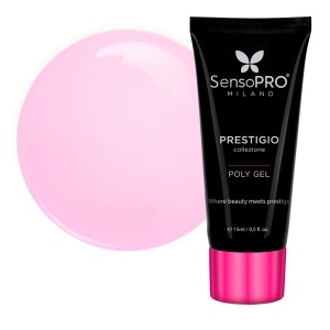 Polygel PRESTIGIO SensoPRO Milano - Pink Poetry, 15ml