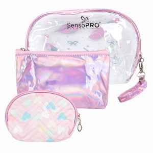 Portfard Cosmetice SensoPRO Milano - Holiday Princess, set 3 buc - Img 2