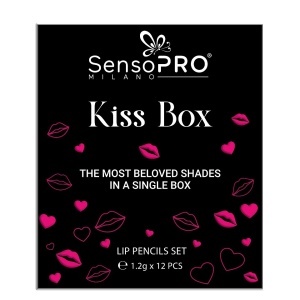 Set 12 Creioane de Buze Kiss Box SensoPRO Milano - Img 2
