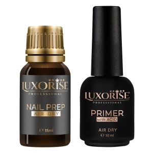 Set Nail Prep & Primer cu Acid, LUXORISE 10ml