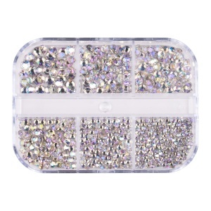 Strasuri Unghii LUXORISE Precious Moonstone, 6 modele - Img 2