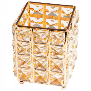 Suport Pensule Crystal Star Gold, LUXORISE