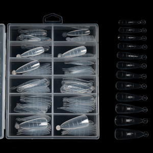 Tipsuri Reutilizabile model Stiletto REVOMAX PRO TIPS - LUXORISE, 120 buc - Img 2
