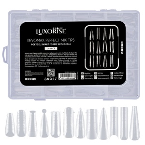 Tipsuri Reutilizabile REVOMAX Perfect Mix LUXORISE pentru Polygel si Gel, 288 buc - Img 4