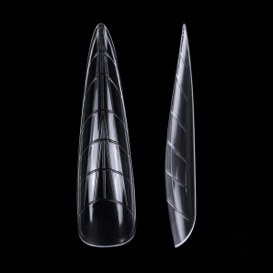 Tipsuri Reutilizabile REVOMAX PRO TIPS LUXORISE Stiletto Full Forms pentru Polygel si gel, 120 buc - Img 5