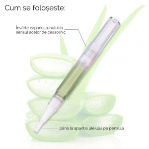 Ulei Cuticule Stilou cu Aloe SensoPRO Milano, Tratament Unghii - Img 3