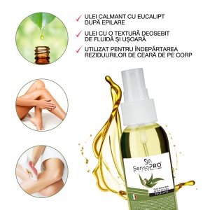 Ulei dupa Epilare cu Eucalipt SensoPRO Milano - 100 ml - Img 3