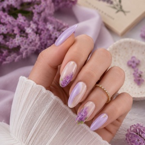 Abtibild Unghii SensoPRO Milano - Lilac Crown - Img 3