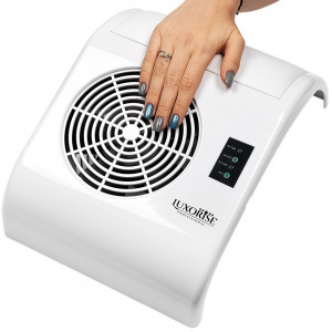 Aspirator praf unghii cu Freza Electrica Tornado Supreme 40W Silver - LUXORISE , alb - Img 2