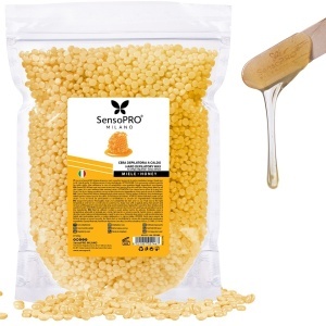 Ceara Epilat Elastica Granule cu Miere de Albine SensoPRO - 500g - Img 5