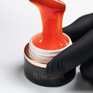 Gel Constructie RevoFlex GlassStyle LUXORISE, 15ml - Tangerine Tease - Img 4