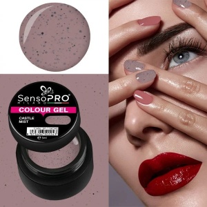 Gel UV Colorat Castle Mist 5ml, SensoPRO Milano - Img 3
