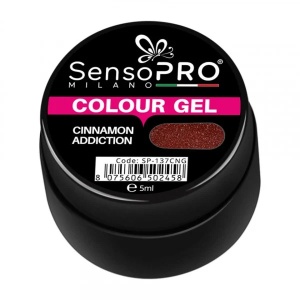 Gel UV Colorat Cinnamon Addiction 5ml, SensoPRO Milano - Img 3